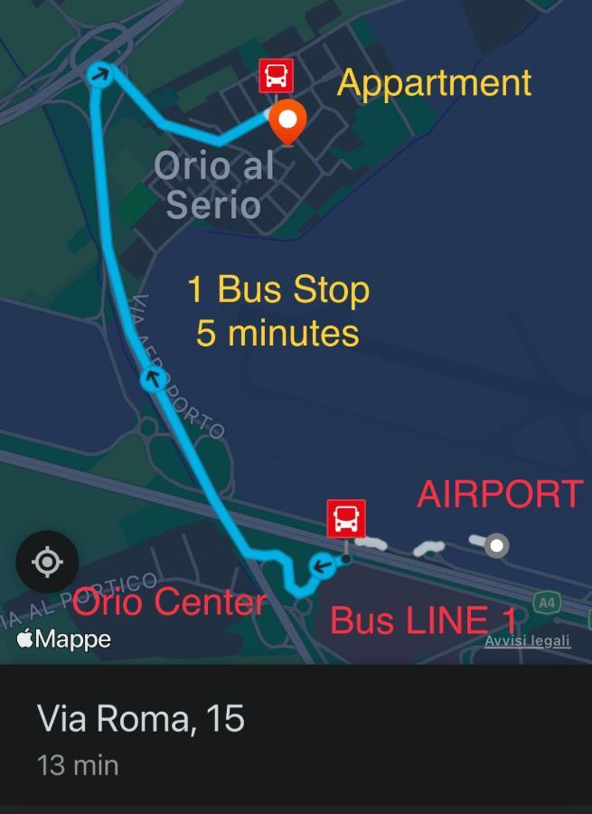 Orio Bergamo 24H Airport Bgy- A Few Step - Vicino All'Aeroporto Orio al Serio Exterior photo